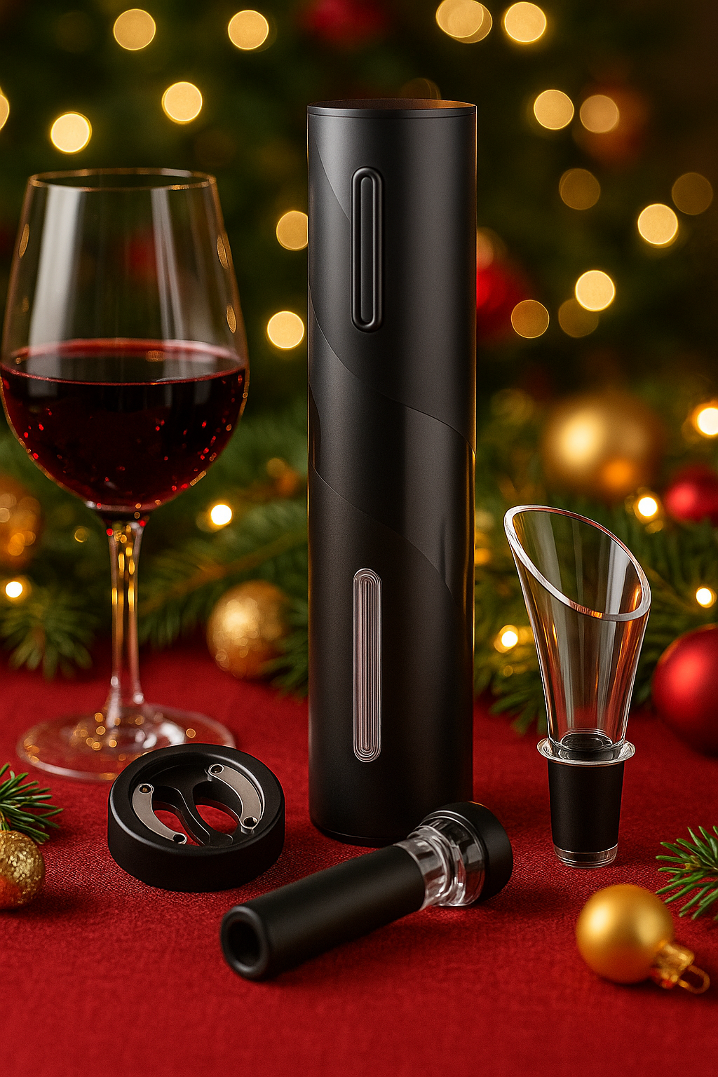 ⚡WINE MASTER 🍇KIT DESCORCHADOR ELECTRICO 4 EN 1