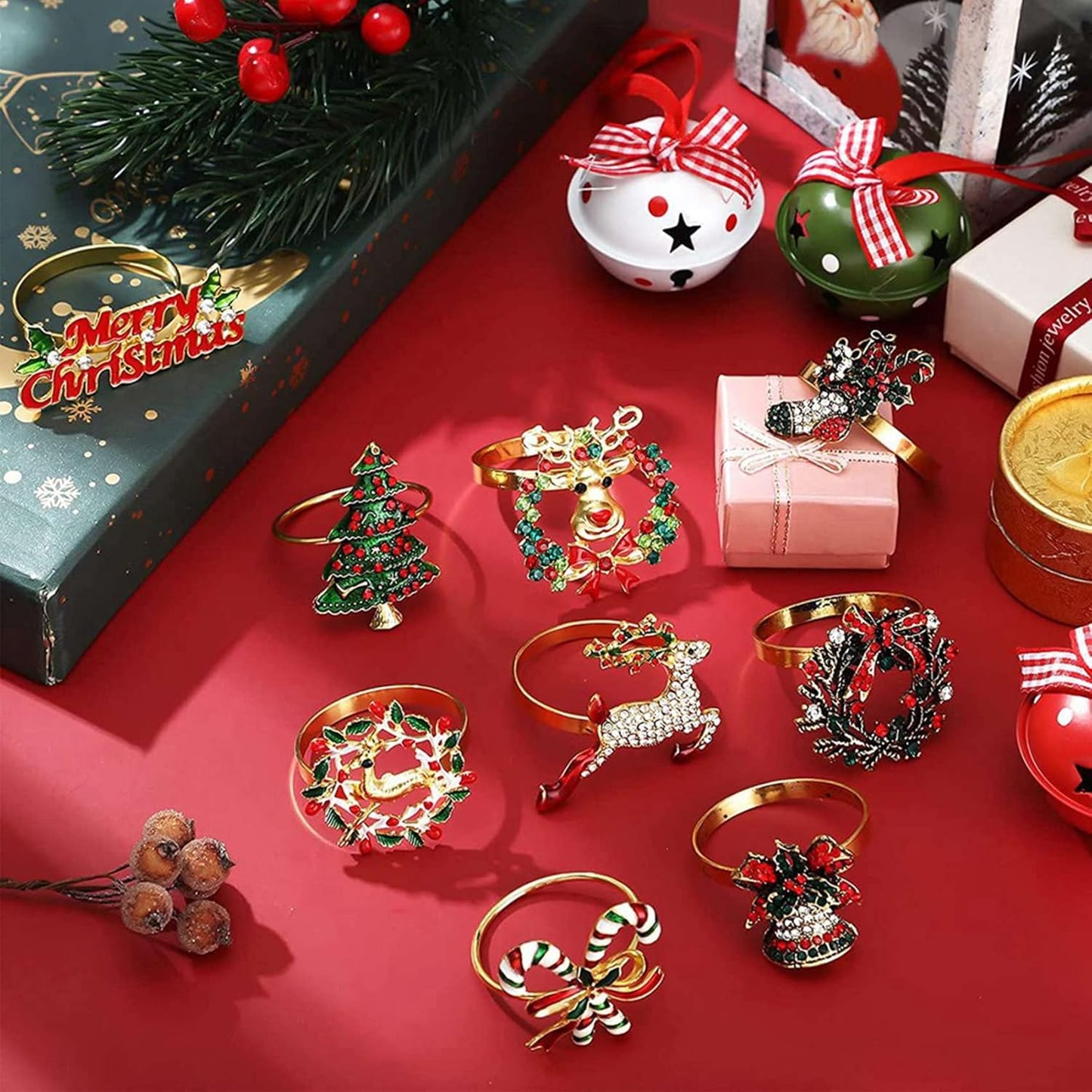 ❄️CHRISTMAS SPARKLE🎅SERVILLETEROS PREMIUM🎄ENVIO GRATIS