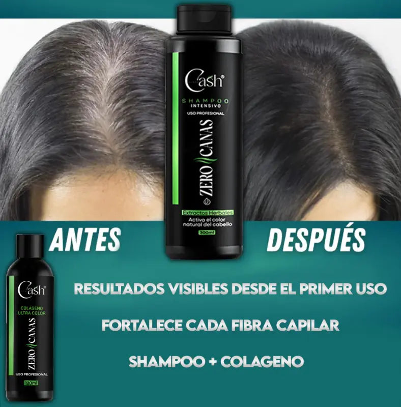 VITALOCKS🌿KIT CUBRE CANAS🎁 (SHAMPOO, COLAGENO+TÓNICO GRATIS ) ENVIÓ GRATIS🎁