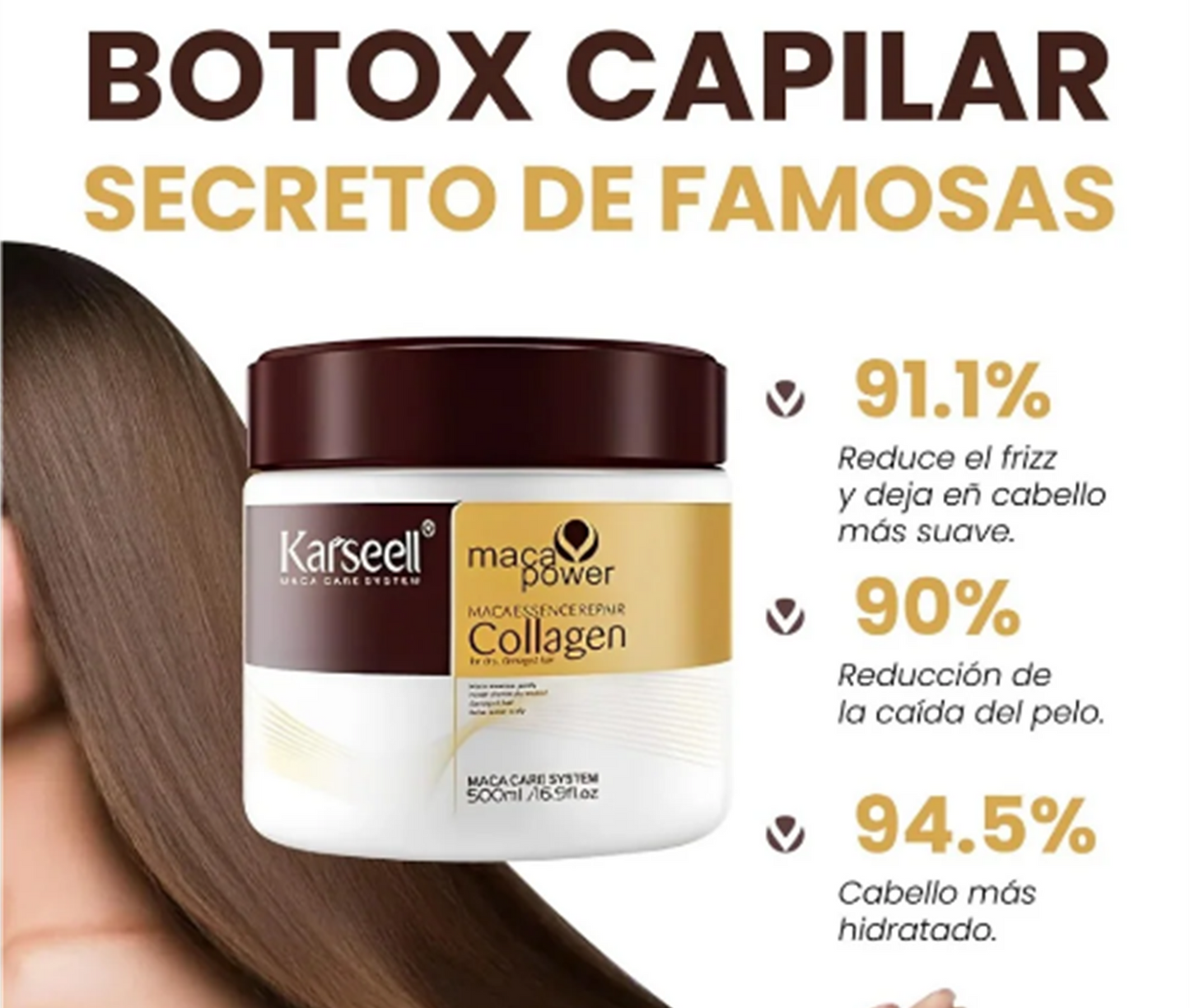 🧖♀️KARSEELL pro🔥 POR 250 ml KERATINA-TRATAMIENTO CAPILAR 2X1 💇🏻♀️