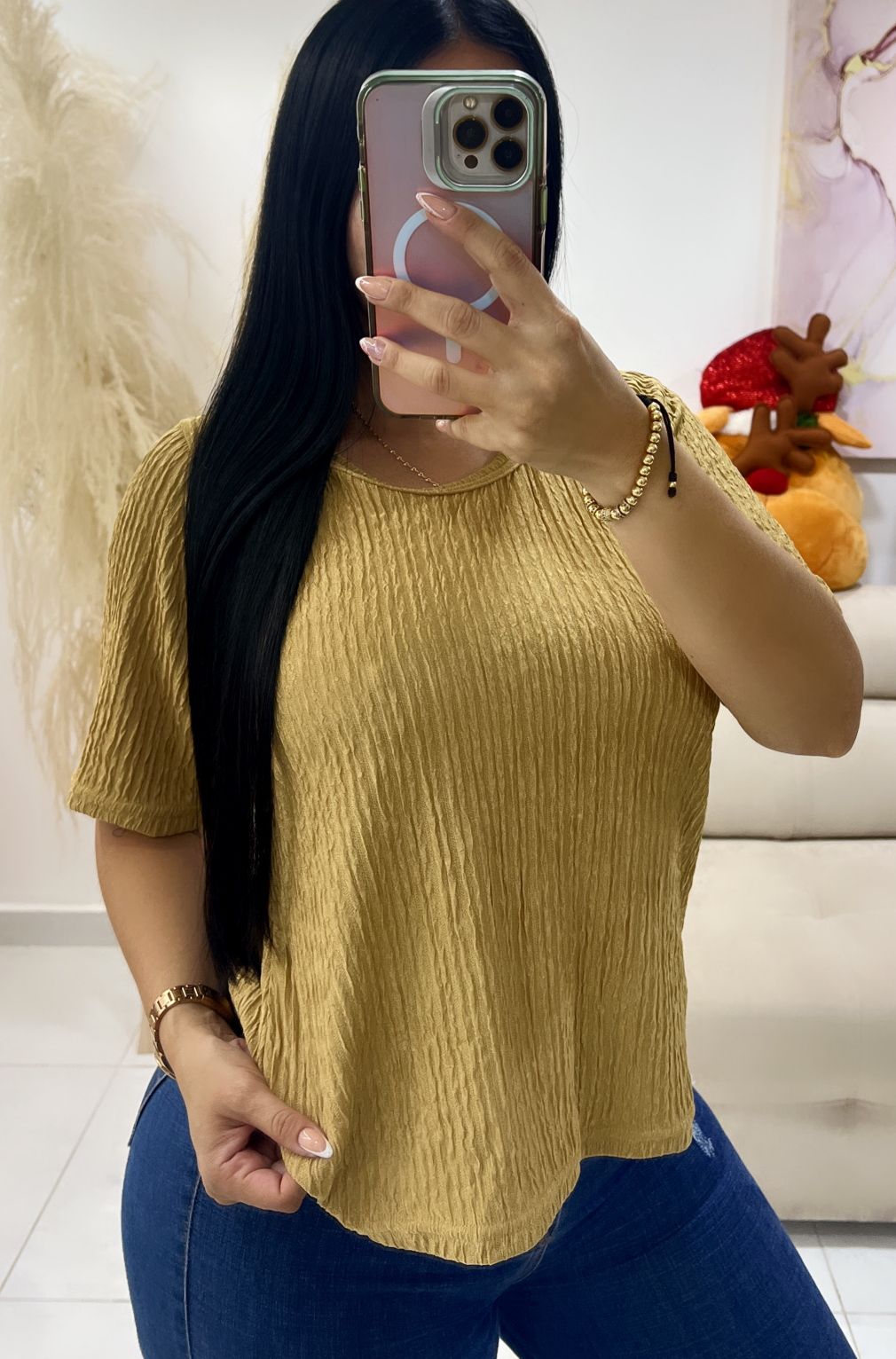 🎨SILK WHISPER 👚BLUSA SEDA PLISADA PREMIUM ⭐ENVIO GRATIS