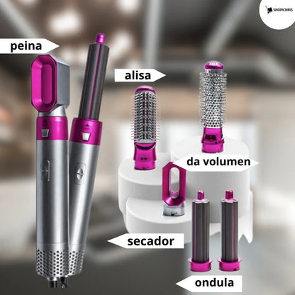 🌀GLAM BRUSH®✨Cepillo Secador 5 en 1 Profesional🏆