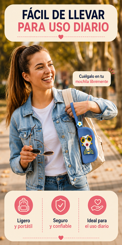 🌸 STYLEPOD 💕OFERTA AMOR Y AMISTAD💝 ESTUCHE PARA GAFAS IMPORTADO 🇺🇸👓