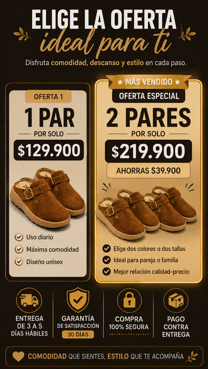 NARA WALK🌬️  ZAPATO ZUECO ULTRA SUAVE 👉# 🥇 SOPORTE ORTOPÉDICO