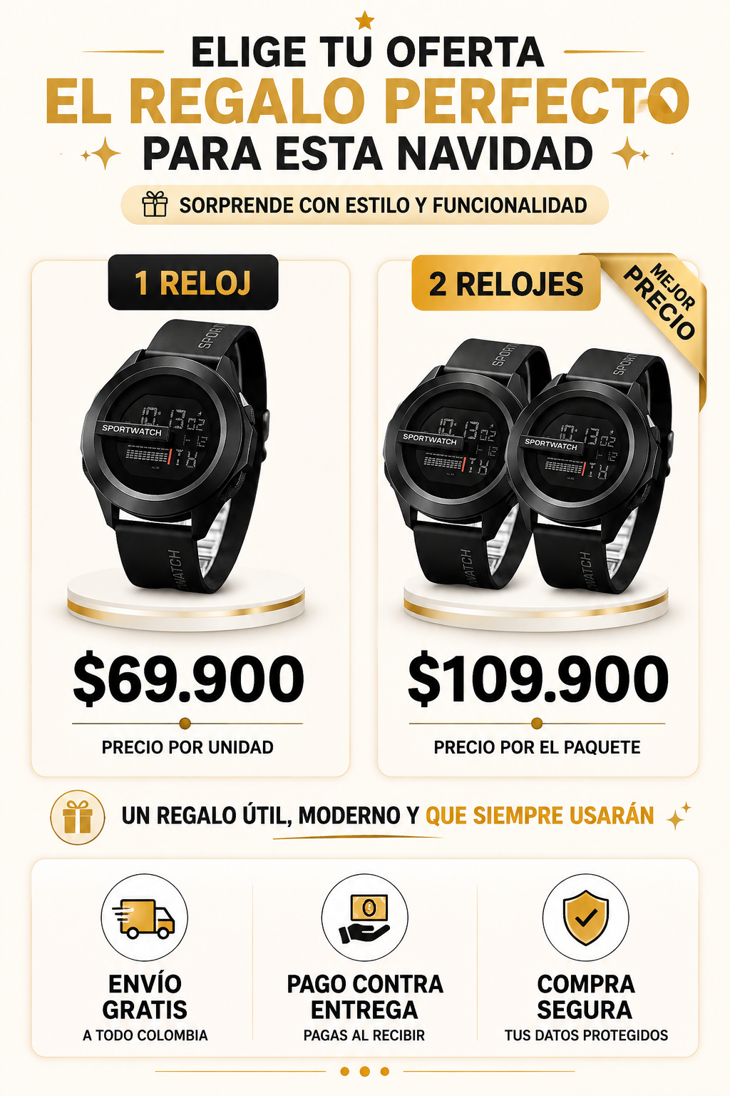 🥇WATCH PRO⌚RELOJ PREMIUM IMPORTADO🔥OFERTA ESPECIAL🔥