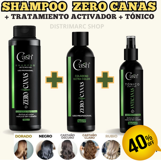 VITALOCKS🌿KIT CUBRE CANAS🎁 (SHAMPOO, COLAGENO+TÓNICO GRATIS ) ENVIÓ GRATIS🎁