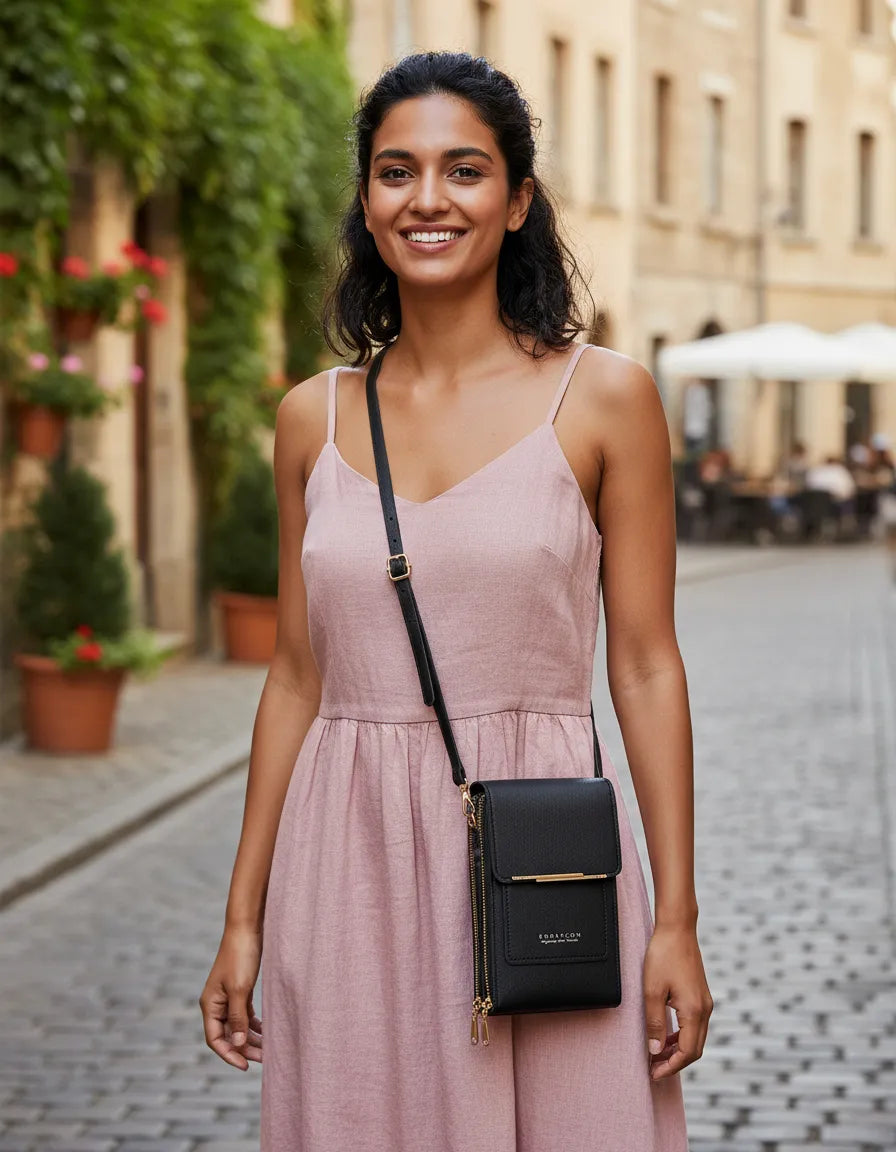 📲SMART BAG🔒BOLSO EN  CUERO PU PREMIUM🥇 ANTIRROBO Y MANOS LIBRES🔒LIQUIDACION 2026