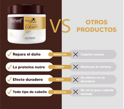 🧖‍♀️KARSEELL pro🔥  POR 250 ml  KERATINA-TRATAMIENTO CAPILAR 2X1 💇🏻‍♀️