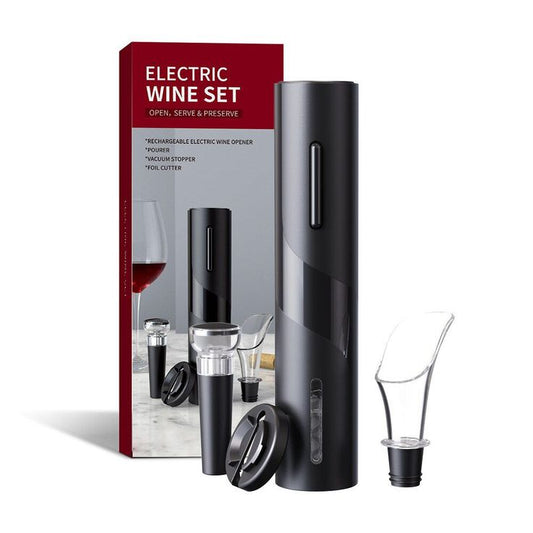 🍾FAST CORK🍷KIT SACACORCHOS ELECTRICO IMPORTADO+TAPON+CORTADOR+BOQUILLA